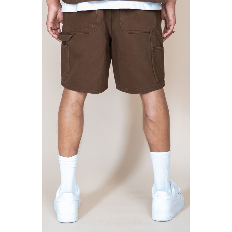 EPTM Double Knee Twill Shorts "Brown"