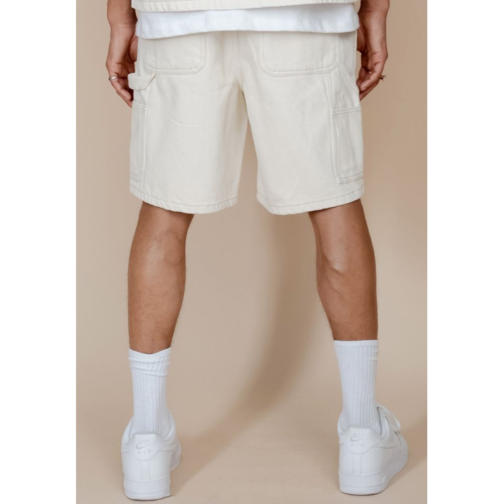 EPTM Double Knee Twill Shorts "Cream"