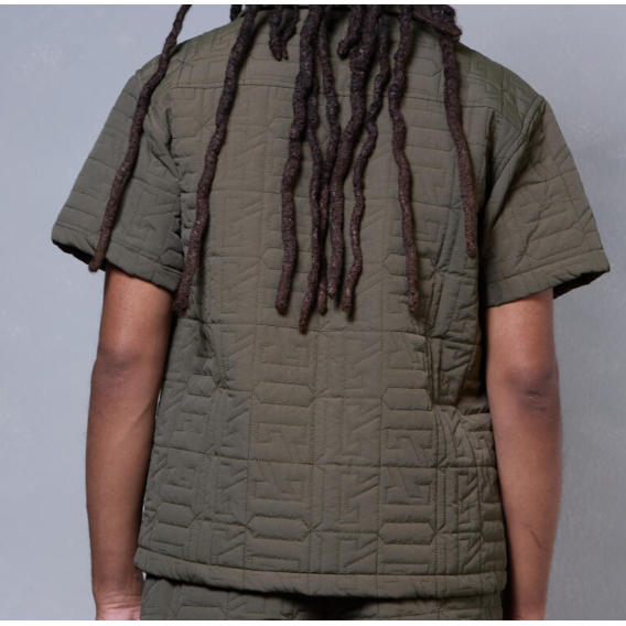 GFTD LA Palmer Button Up Shirt "Olive"