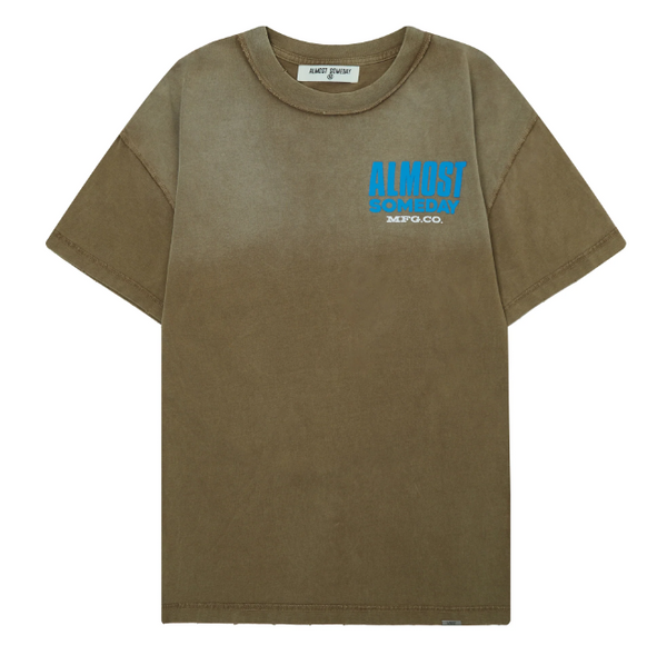 Almost Someday Label Tee “Sun Fade Brown”