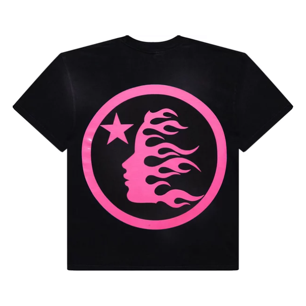 Hellstar Gel Logo Tee "Black/Pink"