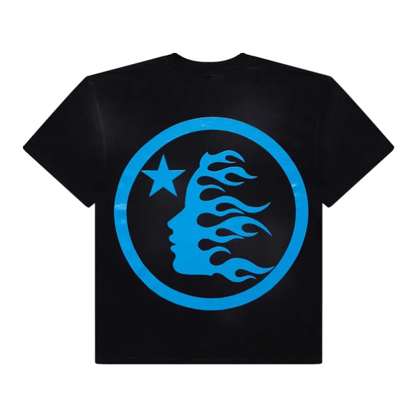 Hellstar Gel Logo Tee "Black/Blue"