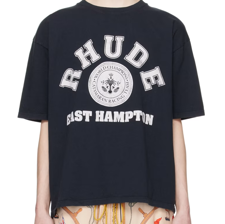 Rhude Hampton Catamaran Tee "Vintage Black"