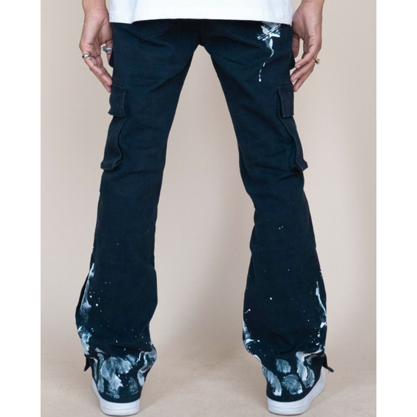 EPTM Snap Cargo Denim Pants “Navy”