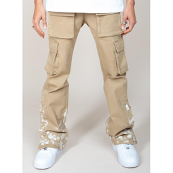 EPTM Snap Cargo Denim Pants “Khaki”