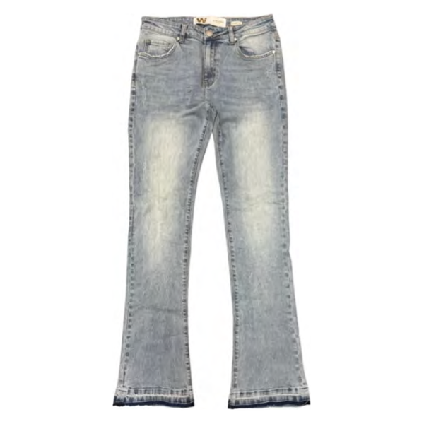 Waimea Faded Stacked Jeans "Light Blue Wash"