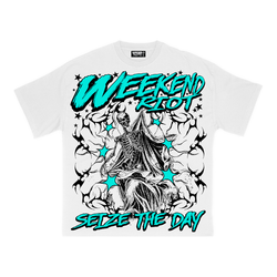 WKNDRIOT Seize The Day Tee "White"