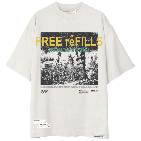 Free Refills Forbidden Tee "Vintage White"