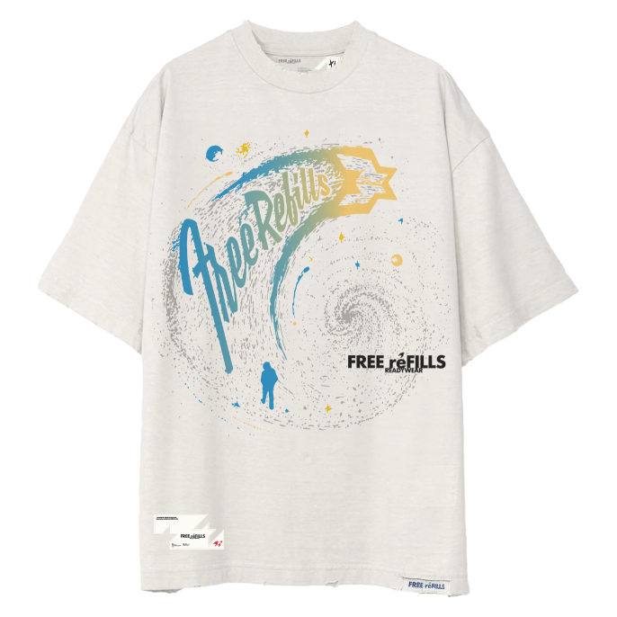 Free Refills Wanders Tee "Vintage White"