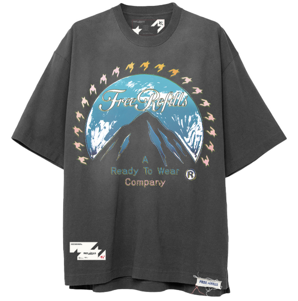 Free Refills Paramount Tee "Vintage Black"