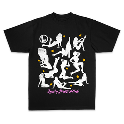 Lonely Hearts Club Silhouettes Tee "Black"