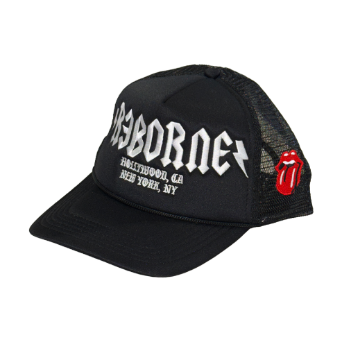 R3BORN Rockstar Trucker Hat "Black"