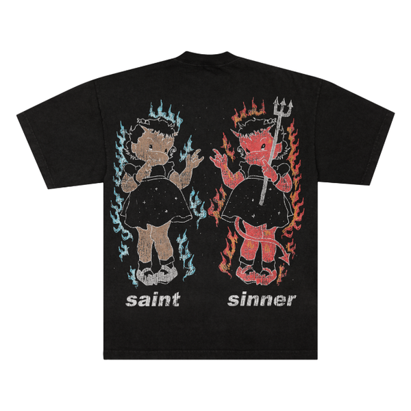 R3BORN Saints X Sinners Tee "Black"