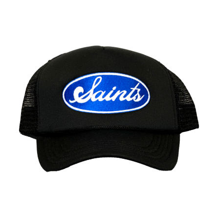 R3BORN Saints Trucker Hat "Black"