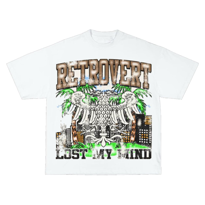 Retrovert City Bird Tee “White/Sand”