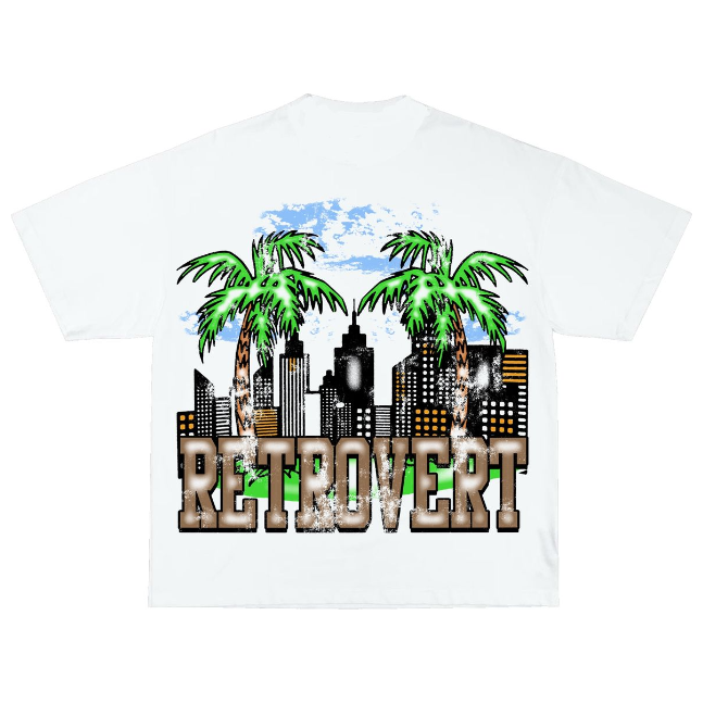 Retrovert City Bird Tee “White/Sand”