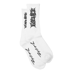 Evil Vice Socks "White"