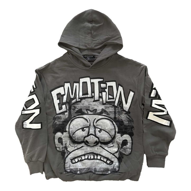 Mixed Emotion Monster Hoodie "Charcoal Grey"