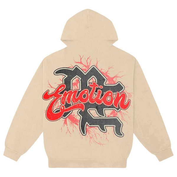 Mixed Emotion Blinded Hoodie "Cream"