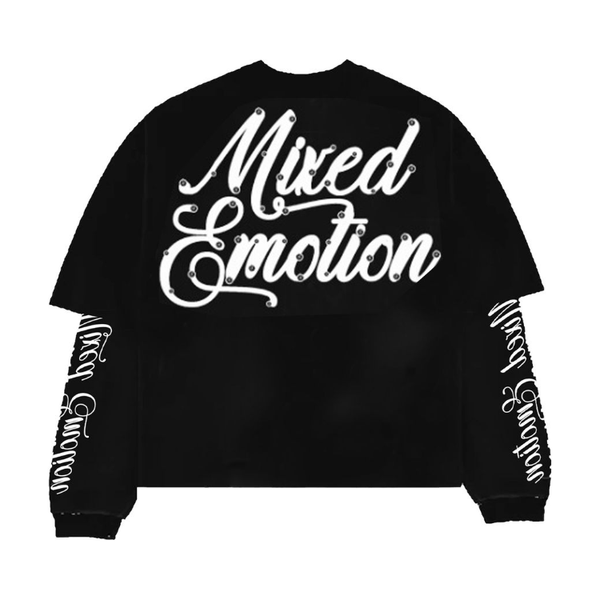 Mixed Emotion Blur L/S Tee "Black"