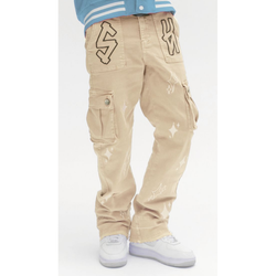 Sugar Hill Cargo Denim Pants "Ivory"