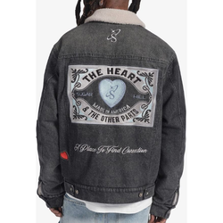 Sugar Hill The Heart Denim Jacket "Washed Charcoal"