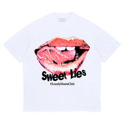 Lonely Hearts Club Sweet Lies Tee "White"