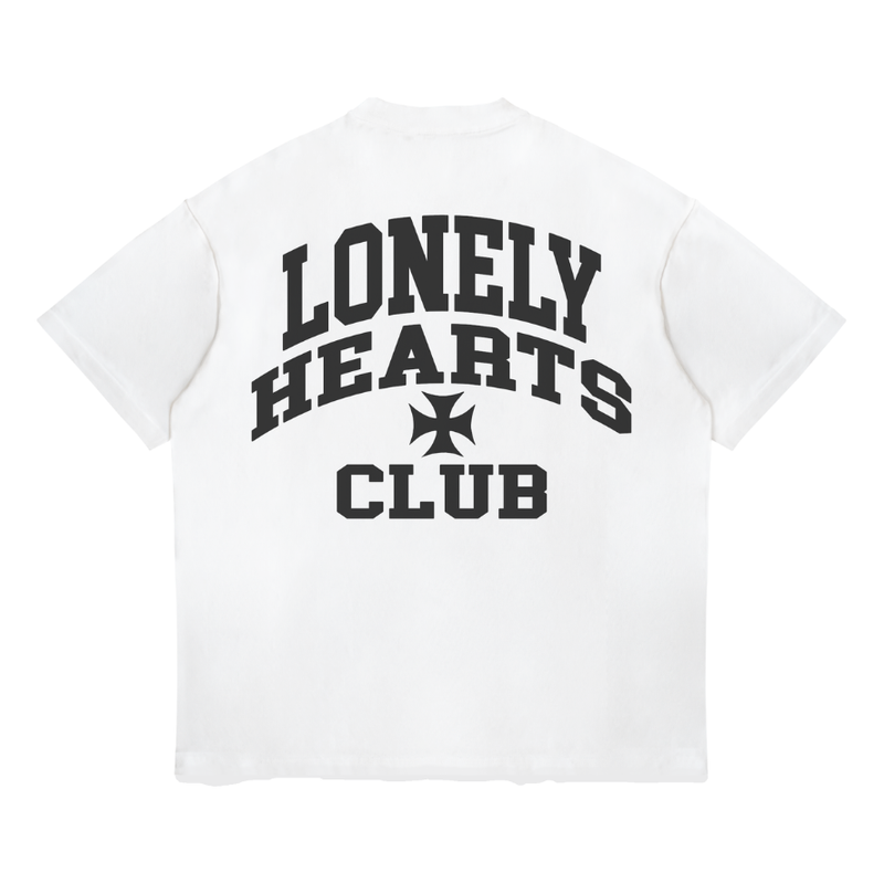 Lonely Hearts Club The Devil Inside Cropped Tee "Cream"