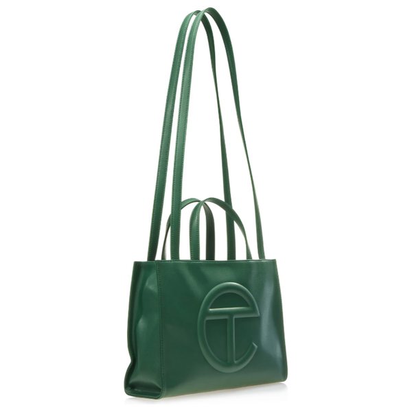 Telfar Shmedium Shopping Bag "Dark Olive"