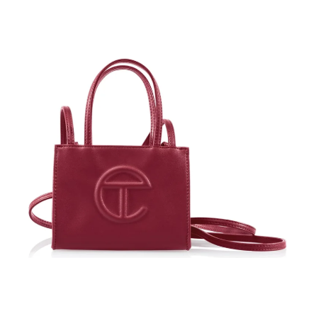 Telfar Small Shopping Bag "Oxblood”