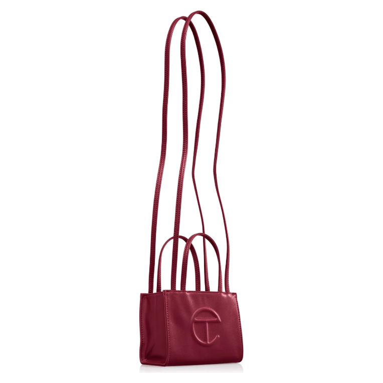 Telfar Small Shopping Bag "Oxblood”