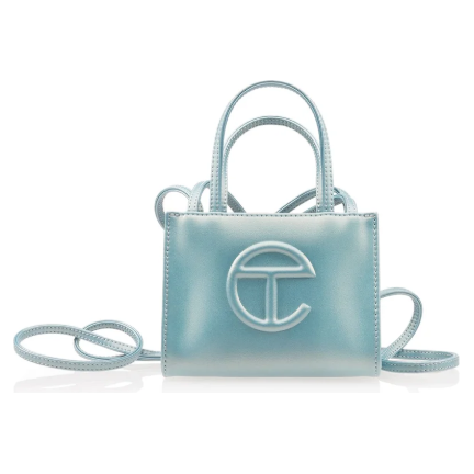 Telfar Small Shopping Bag "Blue Ray”