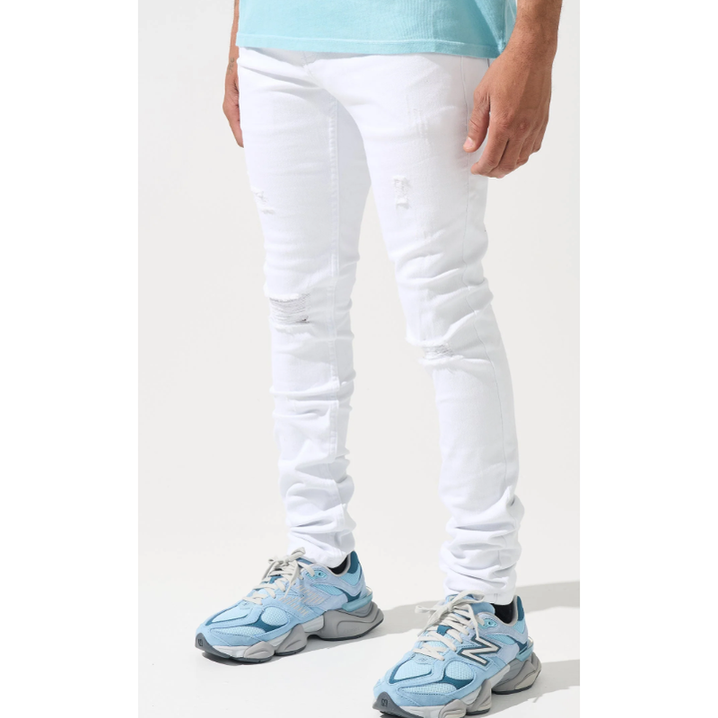 SERENEDE Everest Peak Skinny Jeans "White"