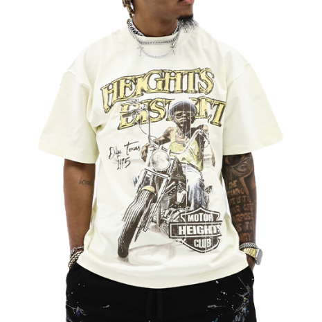 Heights District Lowrider Tee "Cream"