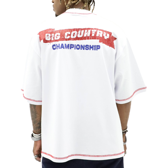 Heights District Big Country Championship Tee "White"