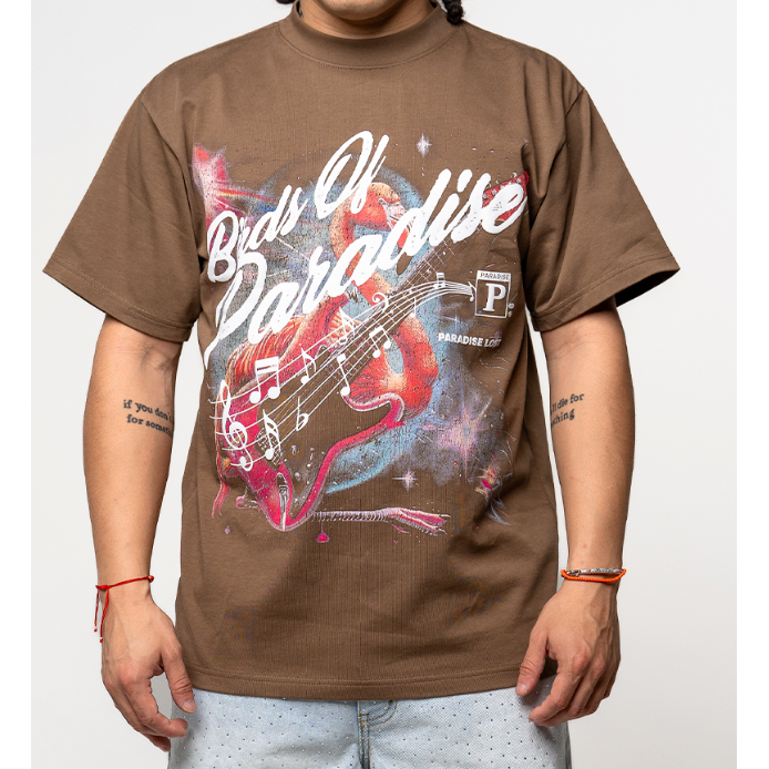 Paradise Lost Birds Of Paradise Tee "Brown"