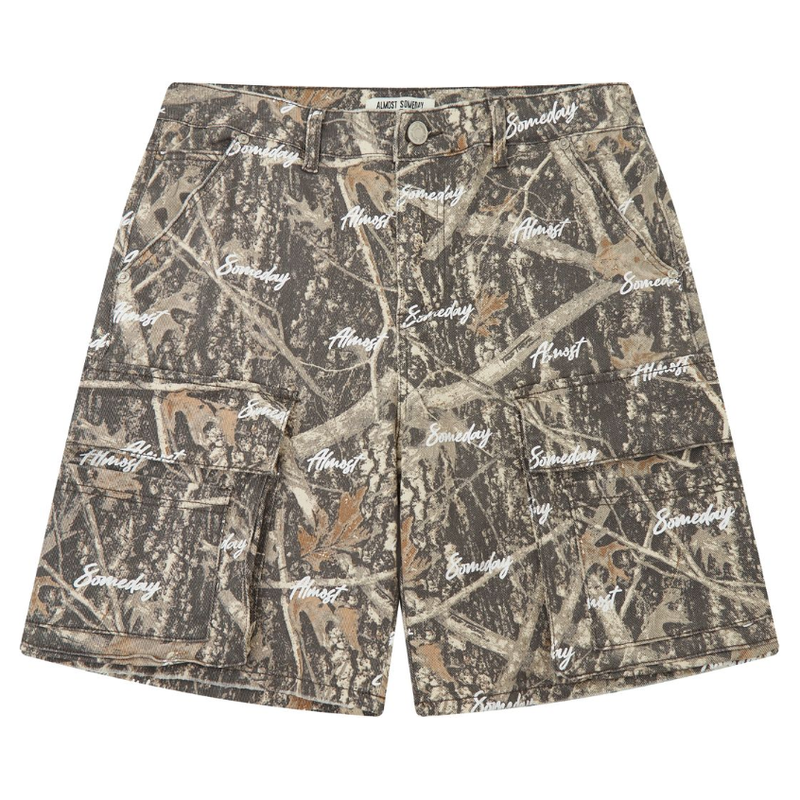 Almost Someday Signature Cargo Shorts "Camo"