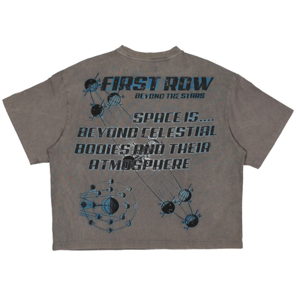 First Row Earth First Planet Tee "Grey"