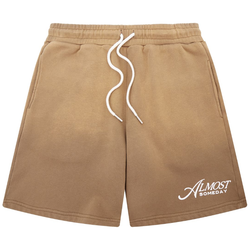 Almost Someday Motto Terry Shorts "Sun Faded Brown"