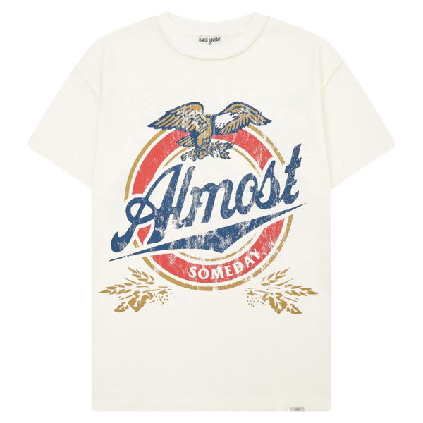 Almost Someday High Life Tee "White"