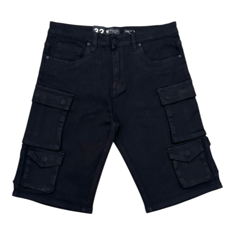 Waimea Cargo Shorts "Jet Black"