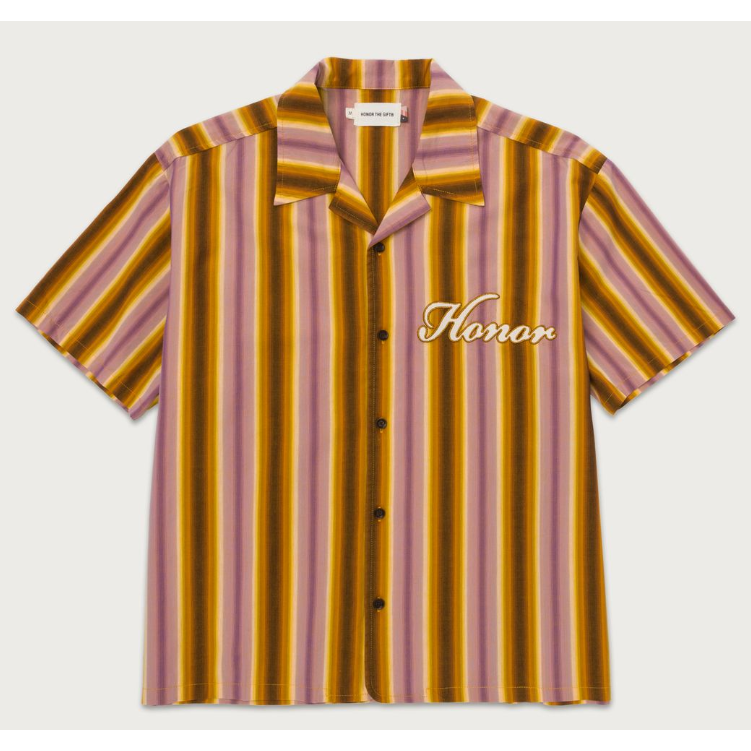 Honor The Gift Auto Shop Button Up Shirt "Brown"
