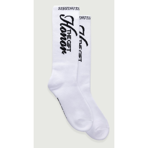 Honor The Gift 1988 Ribbed Socks "White"