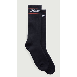 Honor The Gift Stripped Ribbed Socks "Black"