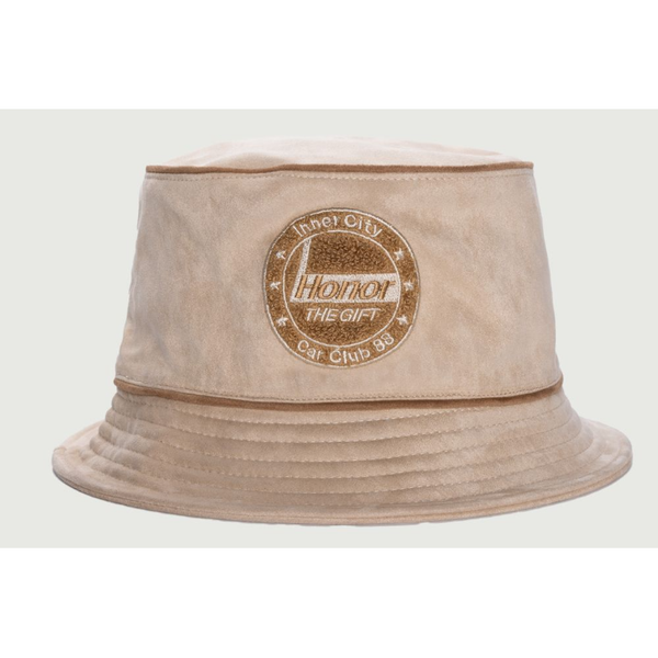 Honor The Gift Suede Bomber Bucket Hat "Bone"