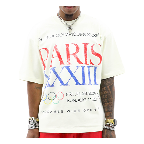 Heights District Olympic XXXIII Tee "Off White"