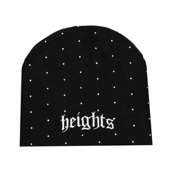 Heights District Rhinestone Beanie "Black"