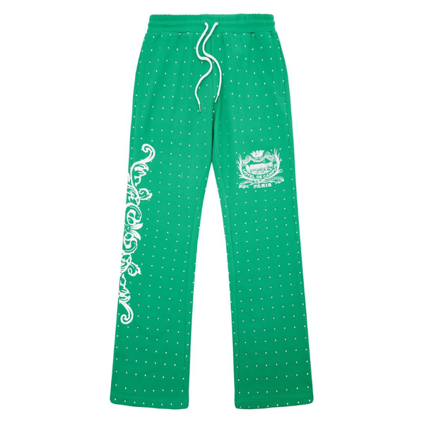 Campus Goods Louvre Flare Sweatpants "Sun Faded Green"