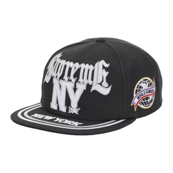 Supreme New York 6-Panel Snapback Hat "Black"