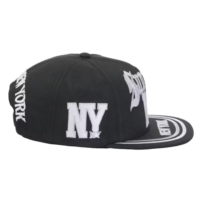 Supreme New York 6-Panel Snapback Hat "Black"